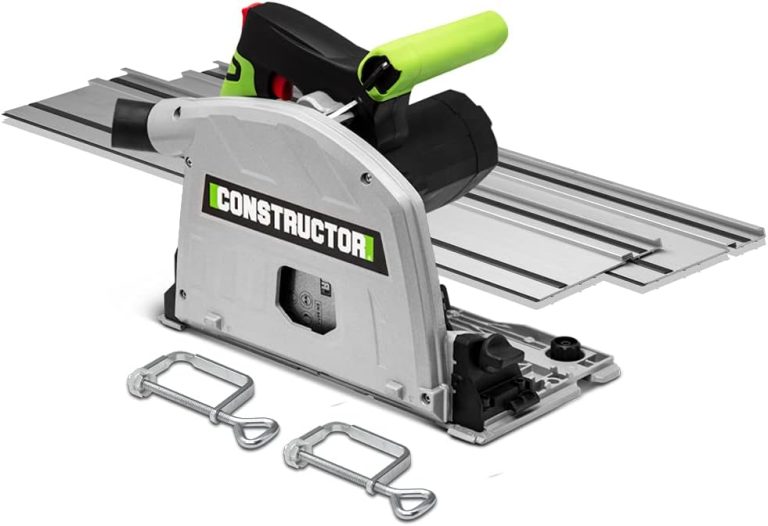Scie circulaire plongeante 1400W avec rail de guidage - Lame 190mm 24 dents - Constructor