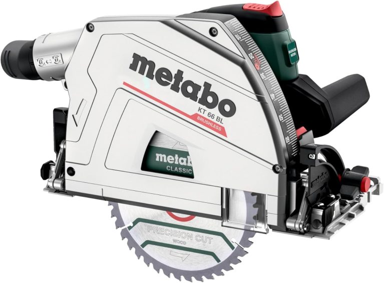 Metabo KT 66 BL Scie circulaire plongeante filaire 1200W, profondeur de coupe 66mm, avec mallette metaBOX